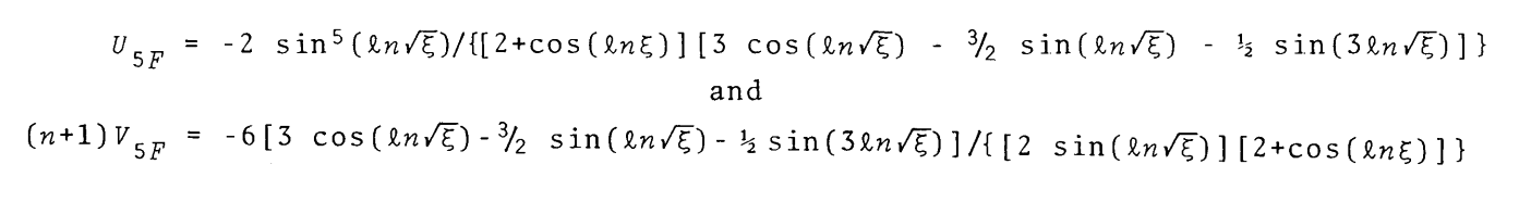 U_5F and V_5F Functions by Murphy (1983)